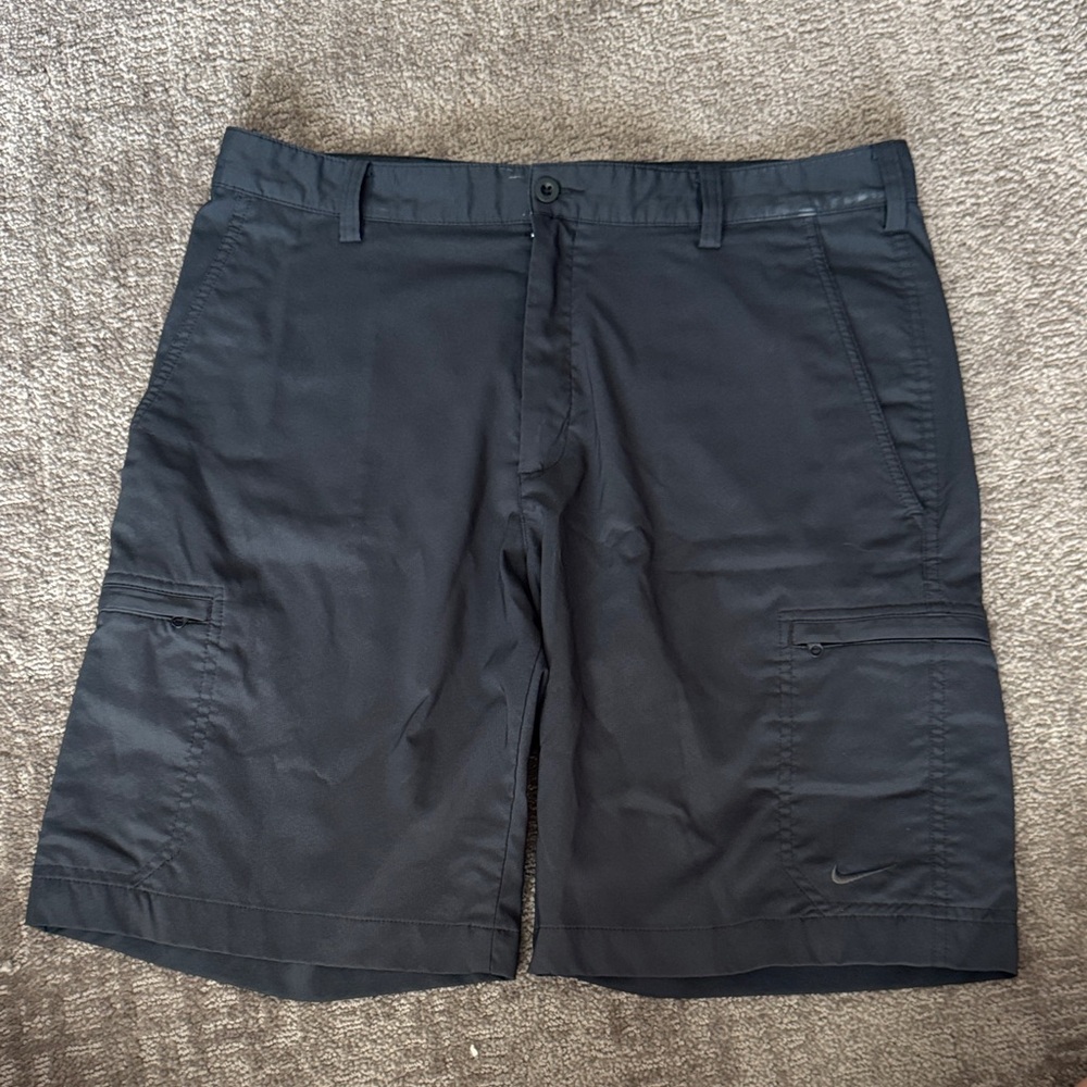 Nike Black Athletic Cargo Shorts